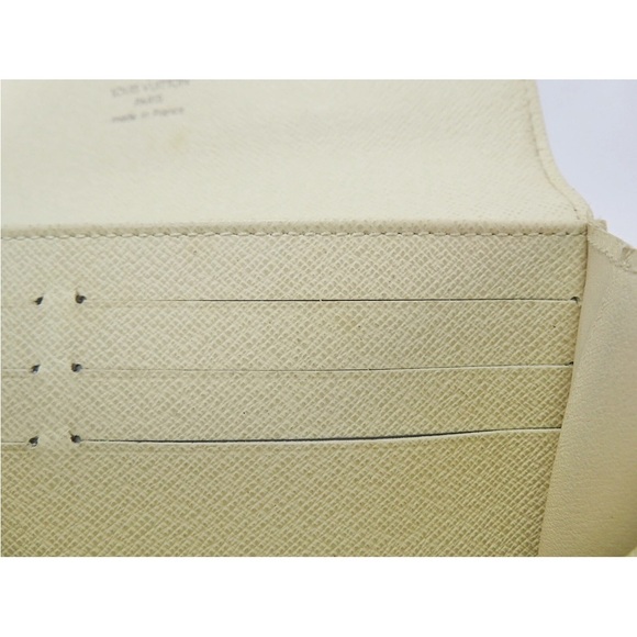 Louis Vuitton Cream and Gray Checkered Wallet - Picture 11 of 14
